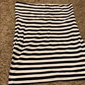 Striped skirt